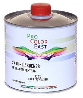 Грунт акриловый, мокрый-по-мокрому  3+1  Серый  331  1,0 + 0,4л компл  ProColorEast