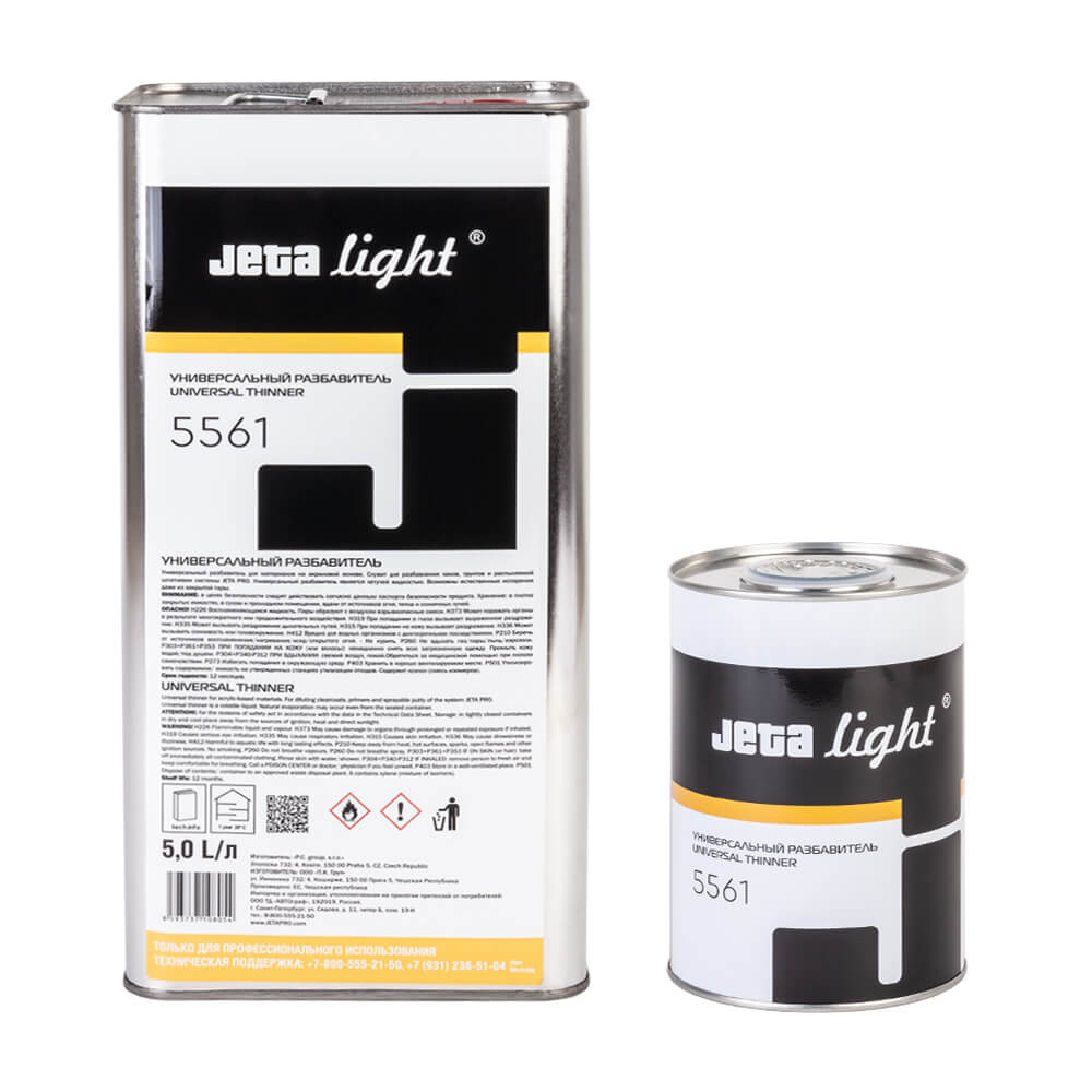 Разбавитель для акриловых продуктов 5л Jeta Light