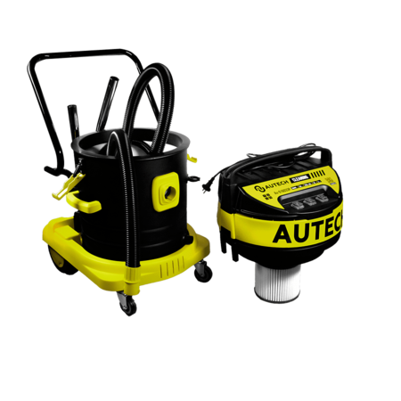 Промышленный пылеводосос 3 турбины для влажной и сухой уборки, 60л., Au-016033P