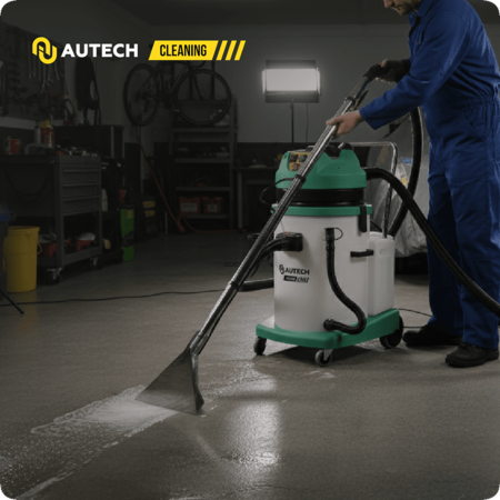 Моющий пылесос экстрактор для влажной уборки и химчистки тканевых поверхностей с пластиковым баком. 3000 Вт, 3 турбины Au-016033plw