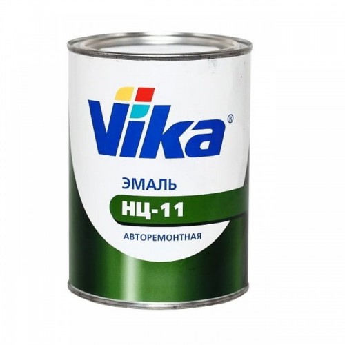 Эмаль Черная нитро  VIKA МФ НЦ-11 0,8кг