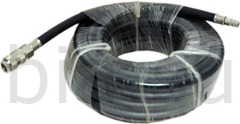 Шланг резиновый армированный черный с фитингами 8х13мм 10м VOLVEX/OTRIX