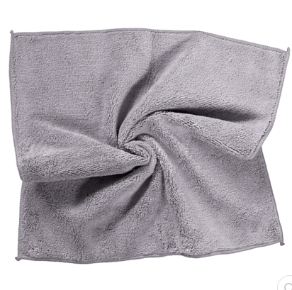 Au-348 Микрофибра салфетка серая 40*40 мм без оверлока / 2 шт. в упак.