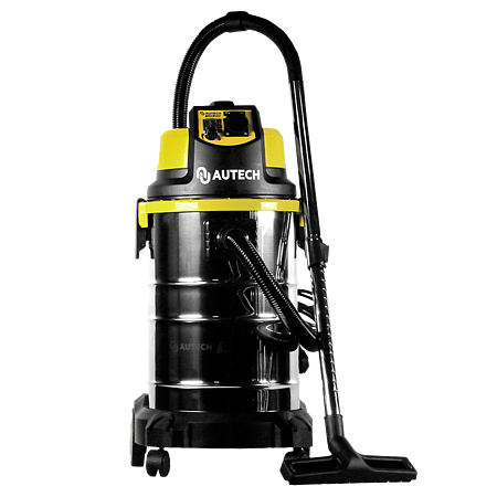 Промышленный пылеводосос для влажной и сухой уборки 1 турбина 1400 ватт 30 л. Au-0130114