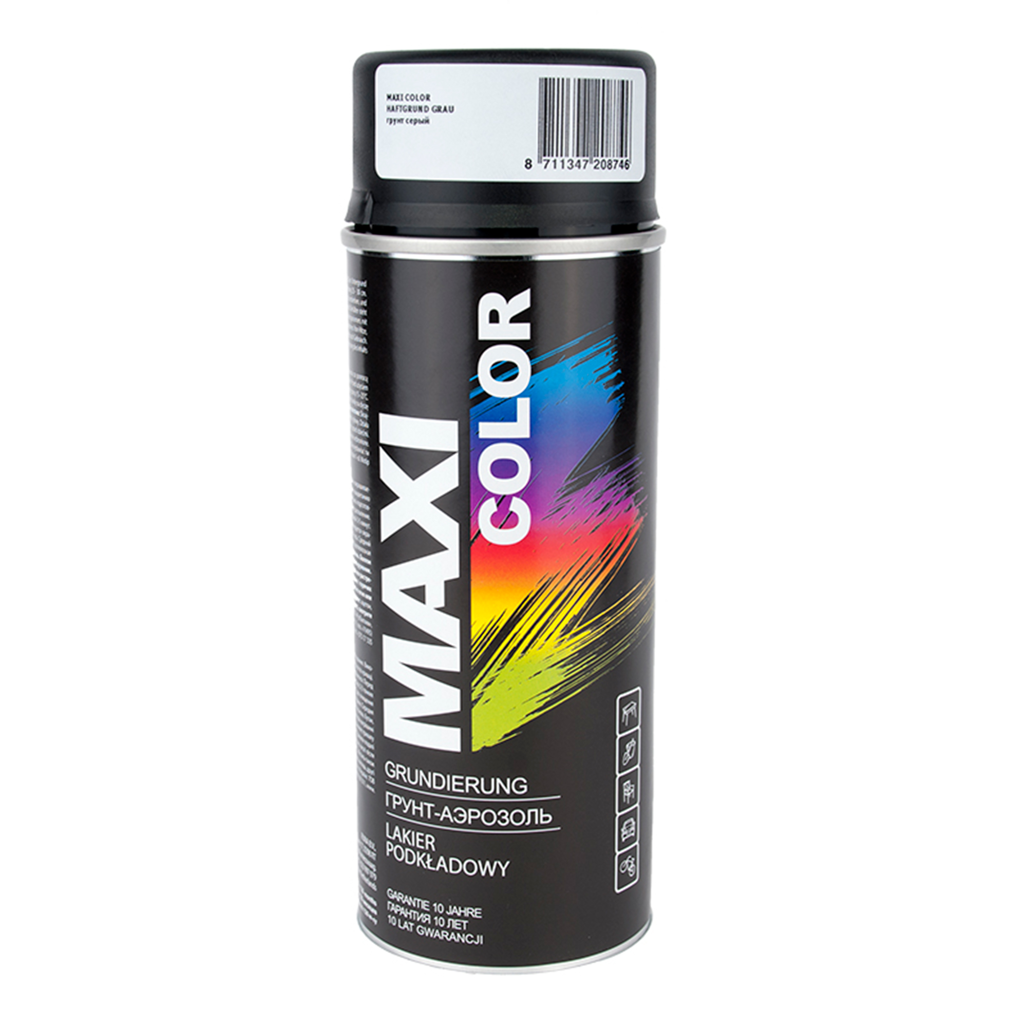 Грунт Черный 400мл аэрозоль MAXI COLOR