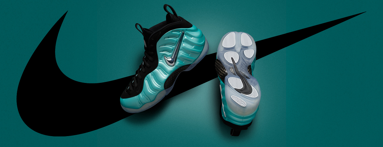 Air Foamposite Pro: магический зелёный