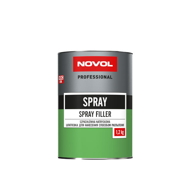 Шпатлевка жидкая 1,2кг Spray NOVOL 