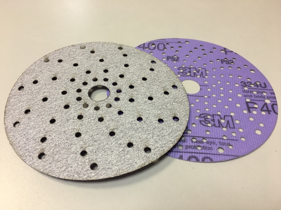 Круг шлифовальный c мультипылеотводом Cubitron II 737U Hookit Ø 150мм P320+ 3M 