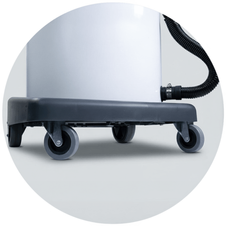 Пылеводосос для влажной и сухой уборки с пластиковым баком. 3000 Вт, 3 турбины Au-016033pl