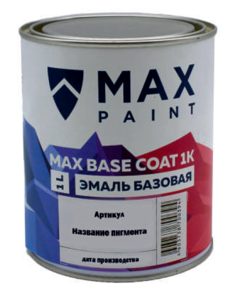 900-1843 Базовая эмаль 1К Medium Bright Silver (1,0)