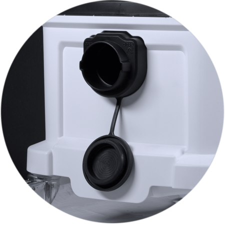 Пылеудаляющий аппарат 20 кПА подключение электро пневмоинструмент 1600 Вт., 40л., Au-0140116EA