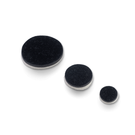 Полировальный круг, нат. мех, белый, 75,50,25 мм, комплект 3 шт., Au-3309 AuTech