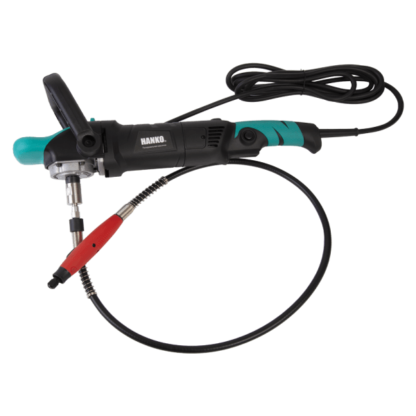 Гибкий вал для полировки 90 см, резьба М14, 30 насадок (Набор) / HANKO