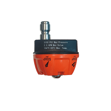 Форсунка со сменными режимами распыления 0 °/15°/25°/40°градусов; 65° для пены, оранжевая, Au-4207