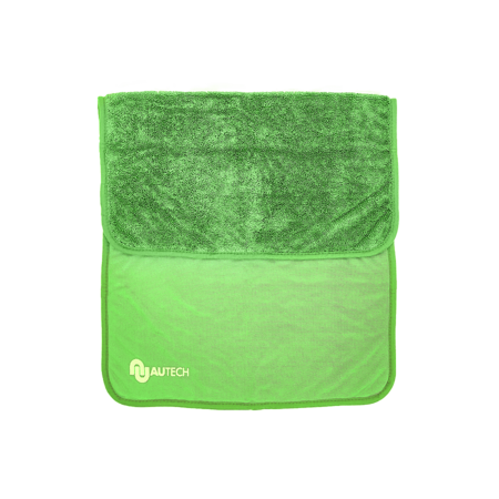 Полотенце из микрофибры, зелёное, 50*80 см, 600гр/м2, Autech 249g