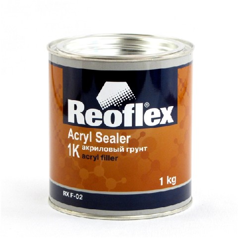 Грунт акриловый 1К Черный 1кг REOFLEX