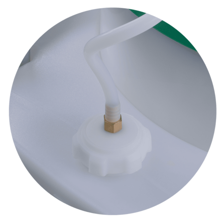 Моющий пылесос экстрактор для влажной уборки и химчистки тканевых поверхностей с пластиковым баком. 3000 Вт, 3 турбины Au-016033plw