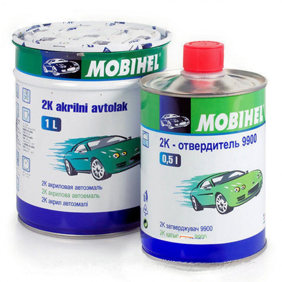 Эмаль 1035 Золотистая акрил 0,75л MOBIHEL