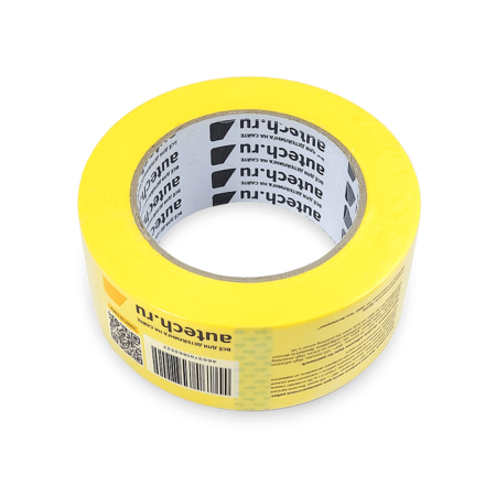 Маскирующая термостойкая лентаa, 50мм x 50м, 120°C, жёлтый, Au-8250Y, AuTech