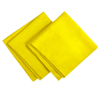 Салфетка микрофибра без оверлока желтая 40*40см 280гр AUTECH