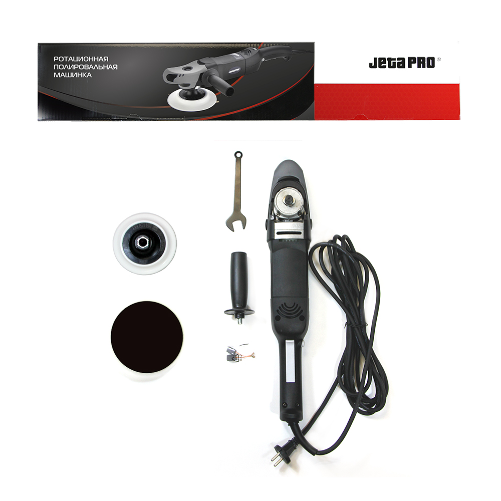 Машинка полировальная электрическая, роторная, Ø 125мм, 600 - 2500 об/мин, JETA PRO