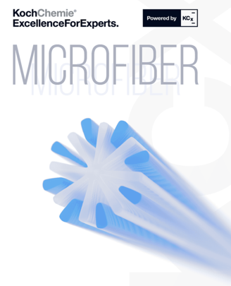 Салфетка микрофибра оверлоченая серая KOCHCHEMIE