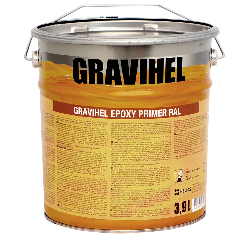 Эпоксидный грунт 50 RAL ( 3,9 л.) GRAVIHEL 