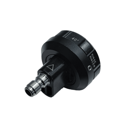 Форсунка со сменными режимами распыления 0 °/15°/25°/40°градусов; 65° для пены, чёрная, AuTech