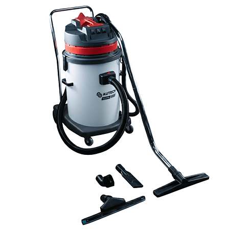 Пылеводосос для влажной и сухой уборки с пластиковым баком. 3000 Вт, 3 турбины Au-016033pl