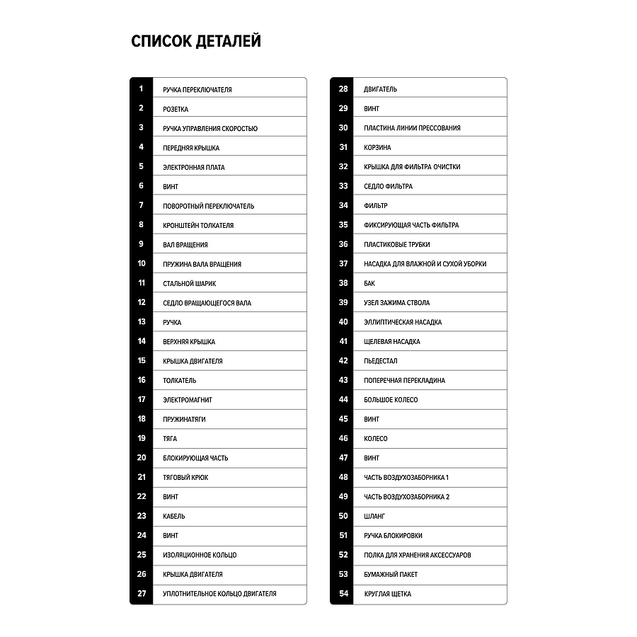 Пылеудаляющий аппарат 23 кПА функция автоочистка с возможностью подключения электроинструмента бак 30л