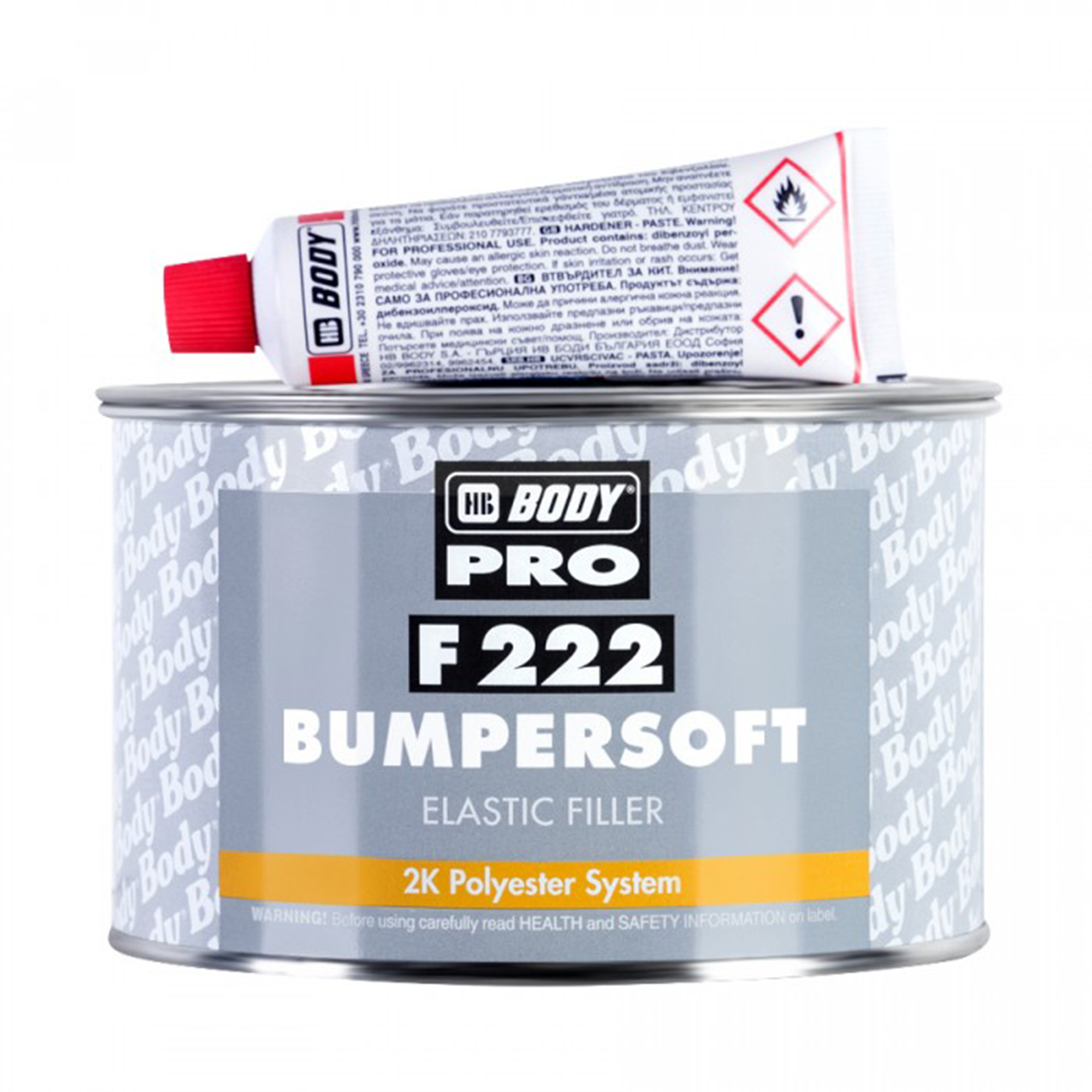 Шпатлевка ПЭ 222 Bumpersoft 0,25кг 2220000050 BODY