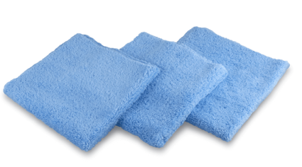 Салфетка микрофибра голубая 40*40, упаковка 3шт, AUTECH