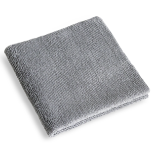 Салфетка микрофибра без оверлока серая 30*30см 280гр, 1 упак - 10шт