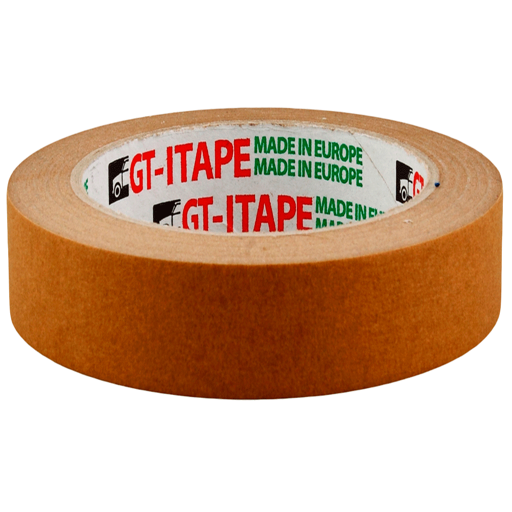 Скотч ITAPE бумажный коричневый 18мм х40м / 80°C