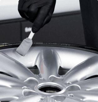 Аппликаторы с замшевым покрытием на деревянной ручке, набор 2шт, Application Pen, KochChemie