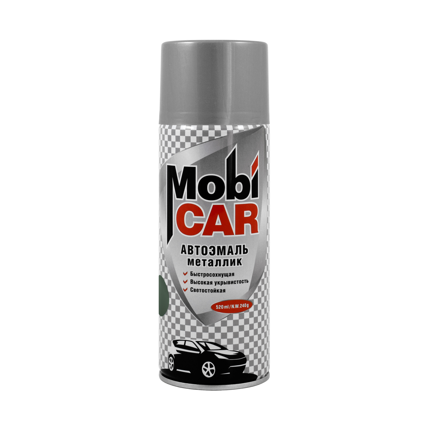 Эмаль 360 Сочи, металлик, акриловая, 520мл аэрозоль, MobiCAR