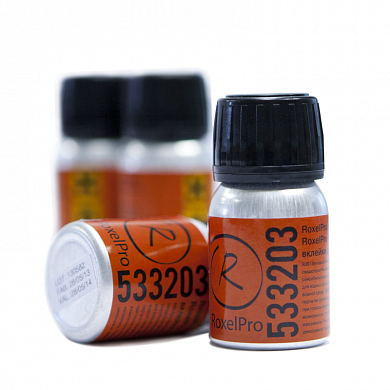 Грунт для вклейки стёкл универсальный Черный 30мл ROXELPRO