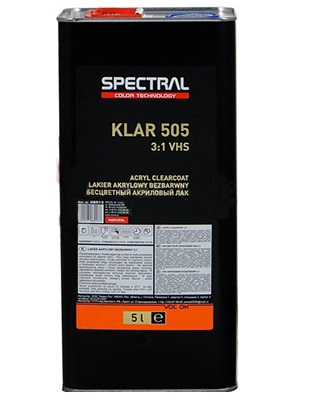 Лак VHS акриловый 2К (3+1) 5л Klar 505 SPECTRAL