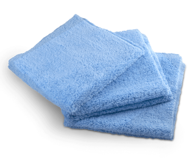 Салфетка микрофибра голубая 40*40, упаковка 3шт, AUTECH