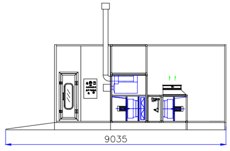 Окрасочно-сушильная камера Guangli GL2