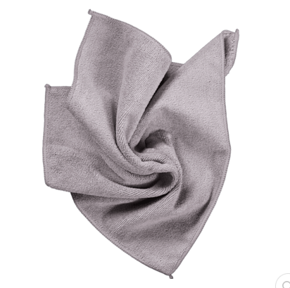 Au-348 Микрофибра салфетка серая 40*40 мм без оверлока / 2 шт. в упак.