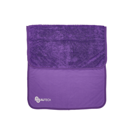 Полотенце для сушки, обметка краев, фиолетовое, 50*80 см, 600гр/м2, Autech 249g
