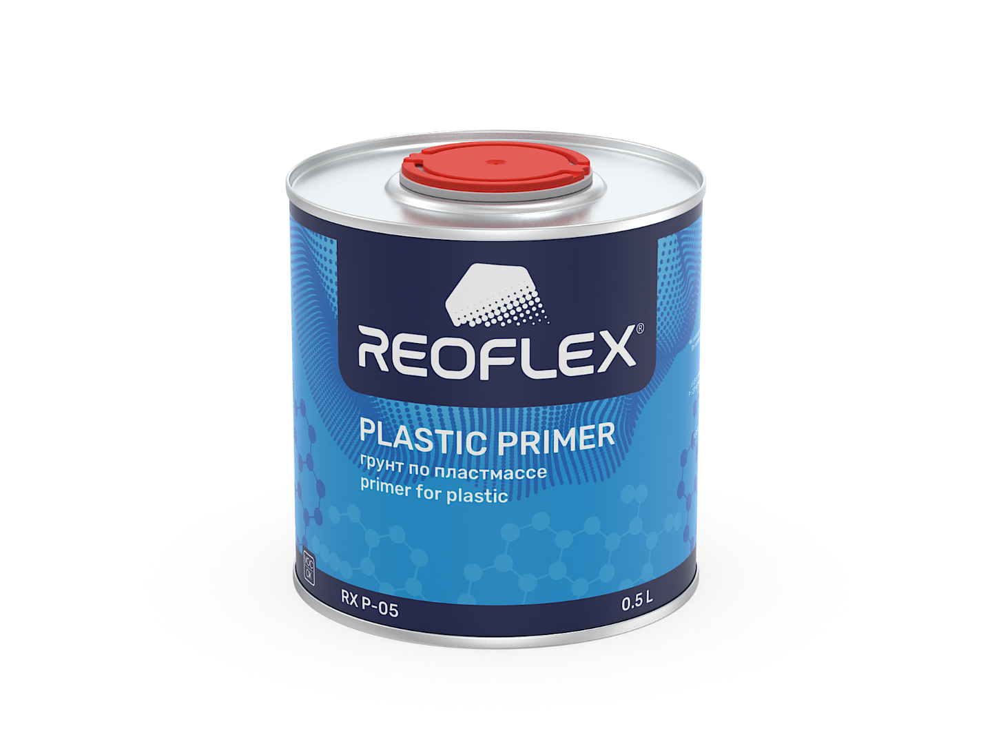 Грунт для пластика Серый 0,5л REOFLEX 