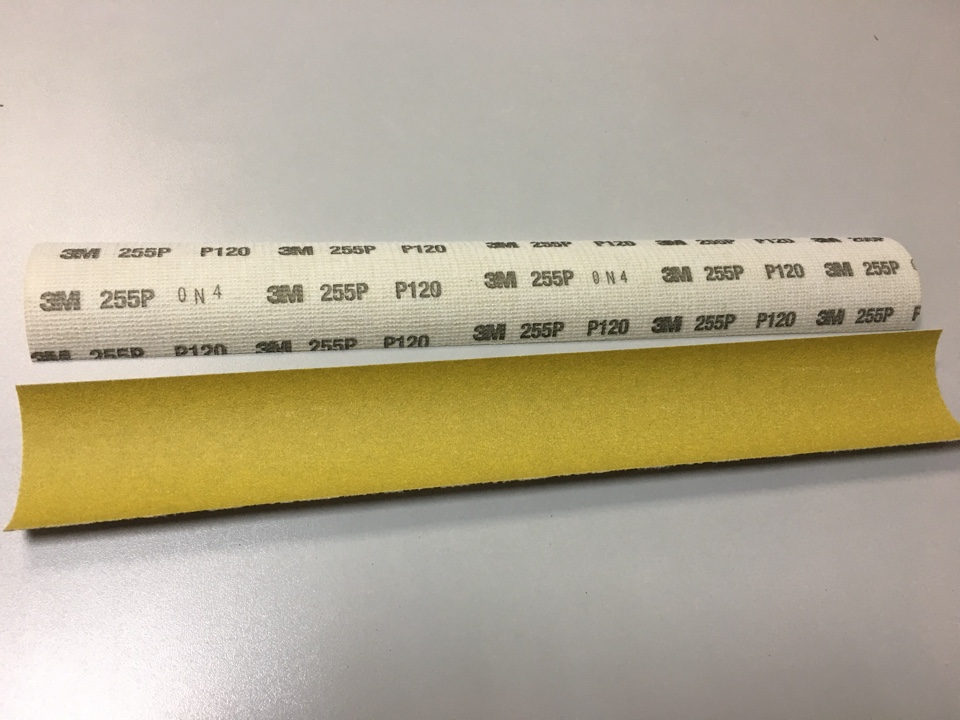 Полоска шлифовальная 255Р Hookit Золотая 70ммх425мм Р180 3М 