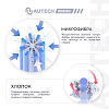 Салфетка микрофибра голубая 40*40 AUTECH