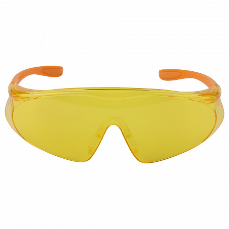 Очки защитные открытого типа с боковой защитой, янтарные линзы, Zenith, JetaPro