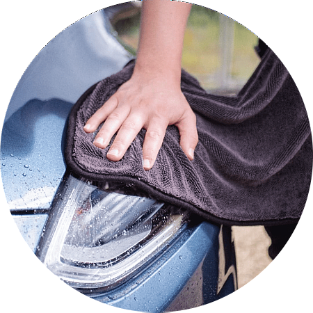 Полотенце микрофибровое для сушки авто пурпурное 50*80 AUTECH