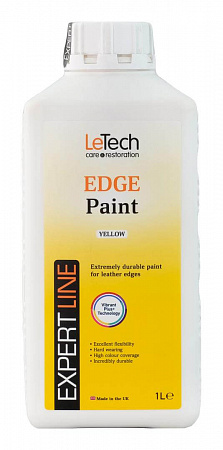 Краска для уреза кожи (Leather Edge Paint) Yellow / 145 мл / LeTech