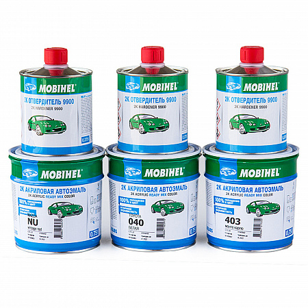 Эмаль 202 Снежно-белая акрил 0,75л MOBIHEL