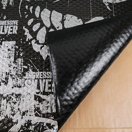 Вибродемпфирующий материал Aggressive Silver (0,75х0,47)